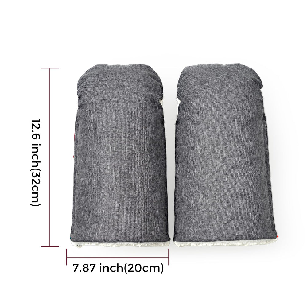 Momcozy waterproof mittens protect hands during wet, cold stroller trips