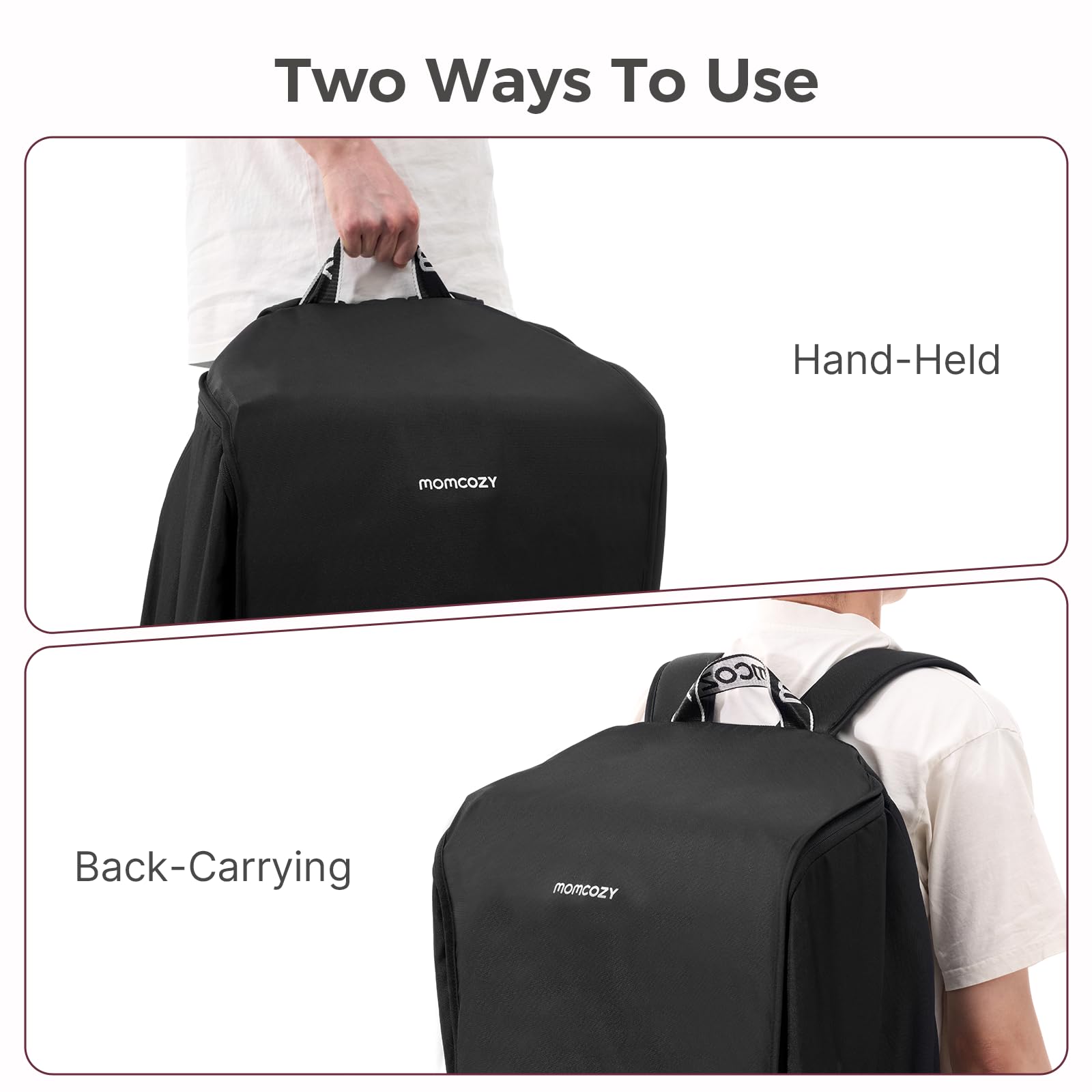 Momcozy thickened bottom enhances durability and secure storage.