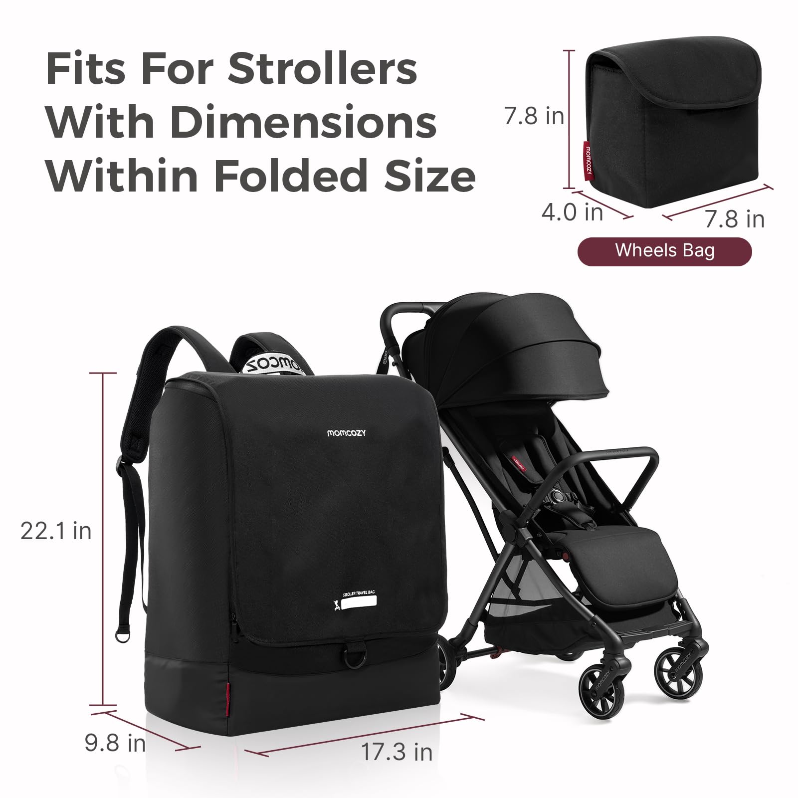 Momcozy ultra-light travel bag keeps weight down while on the go.