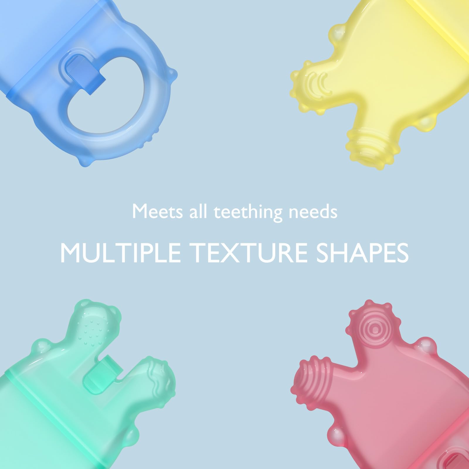 Momcozy dual-head grip teether suits small hands