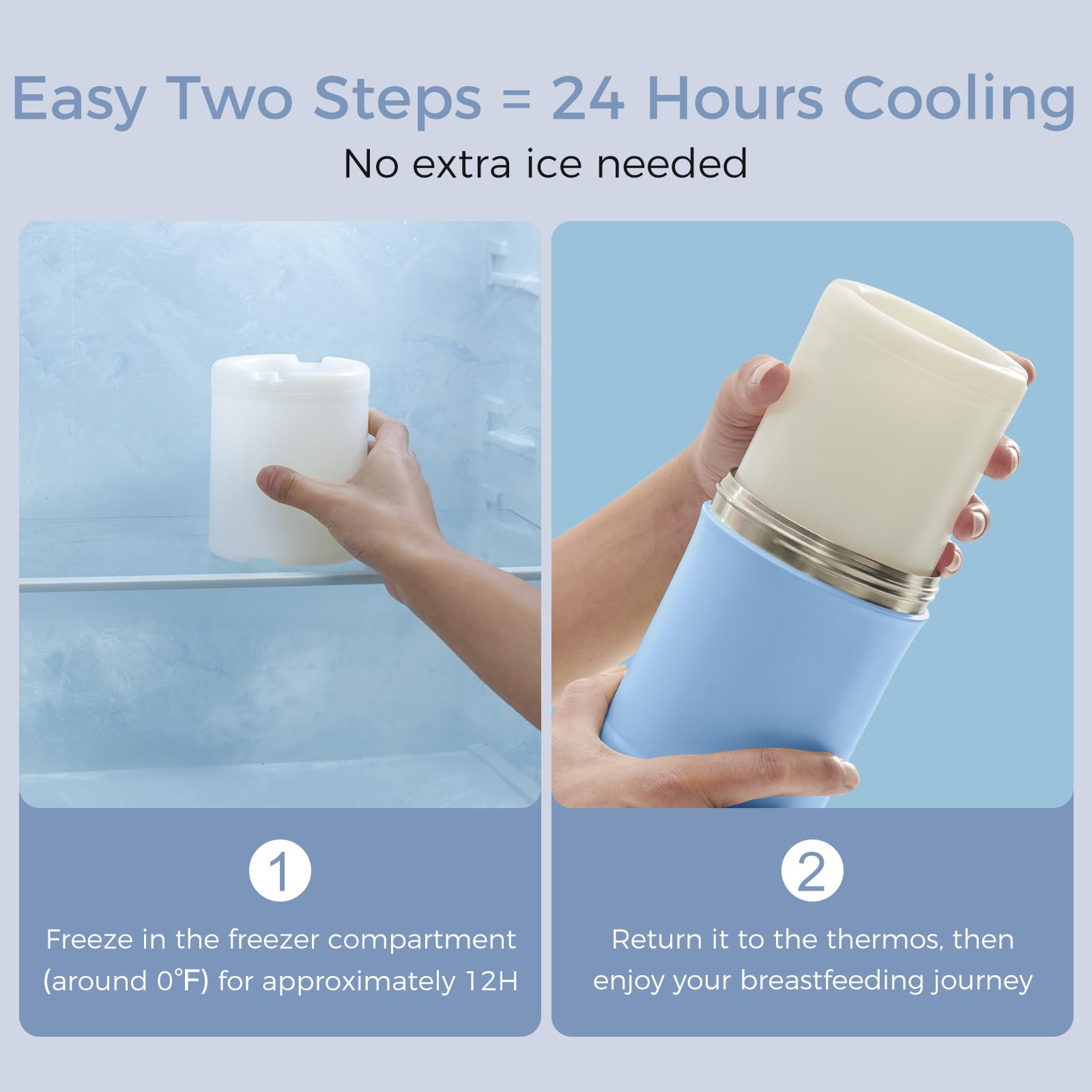 Momcozy travel-friendly cooler ready for on-the-go outings.