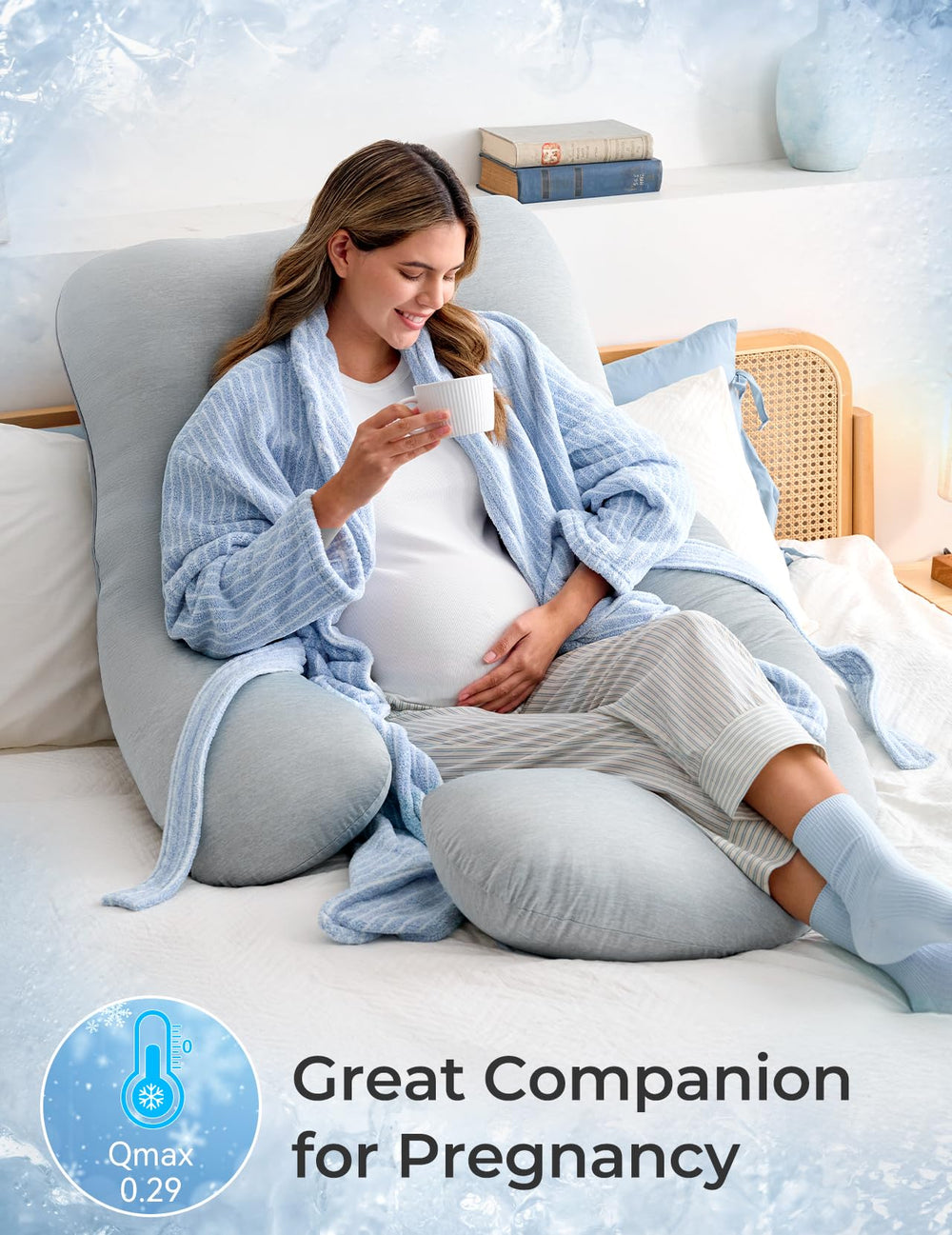 Momcozy U-shaped full-body support for unified comfort
