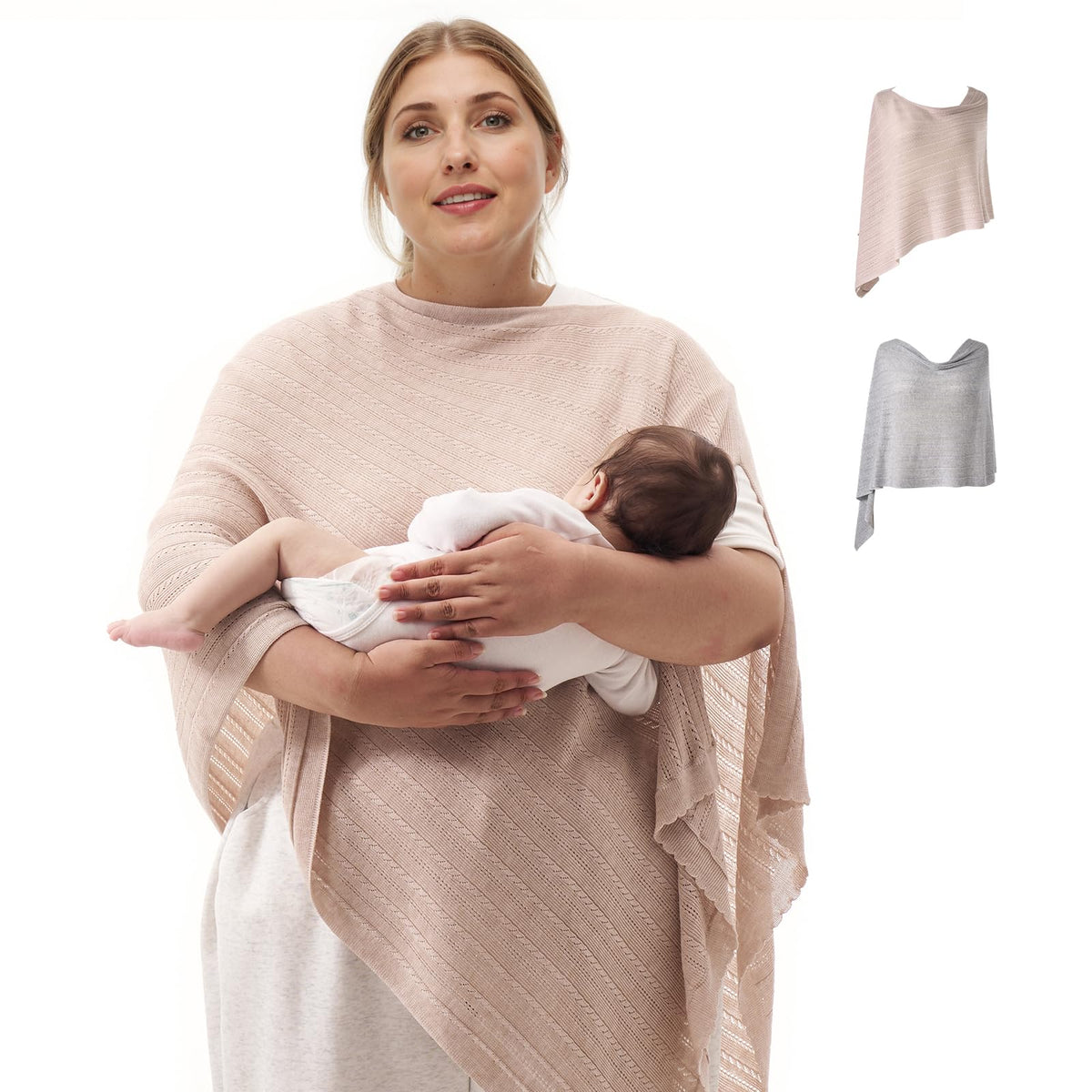 Momcozy Ultra-Light Nursing Cover folded-flat for easy travel and discreet feeding.