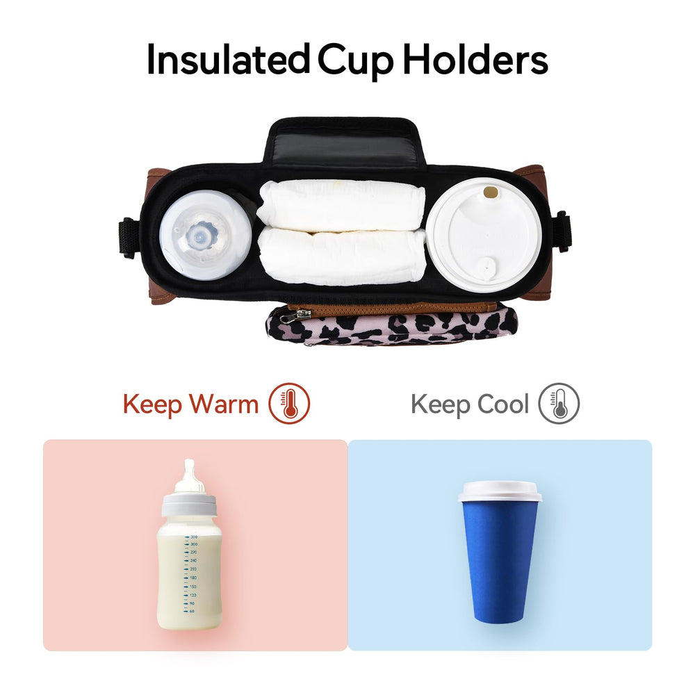 Momcozy easy-clip attachment ensures fast, secure stroller mounting.