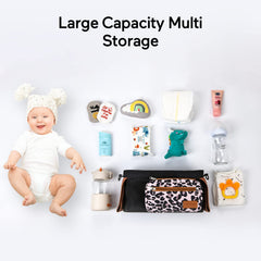 Momcozy shoulder strap enables hands-free carrying for multitask parents.