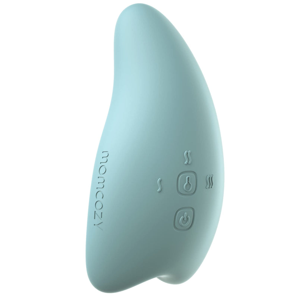 Momcozy warming lactation massager front view soothing heat therapy