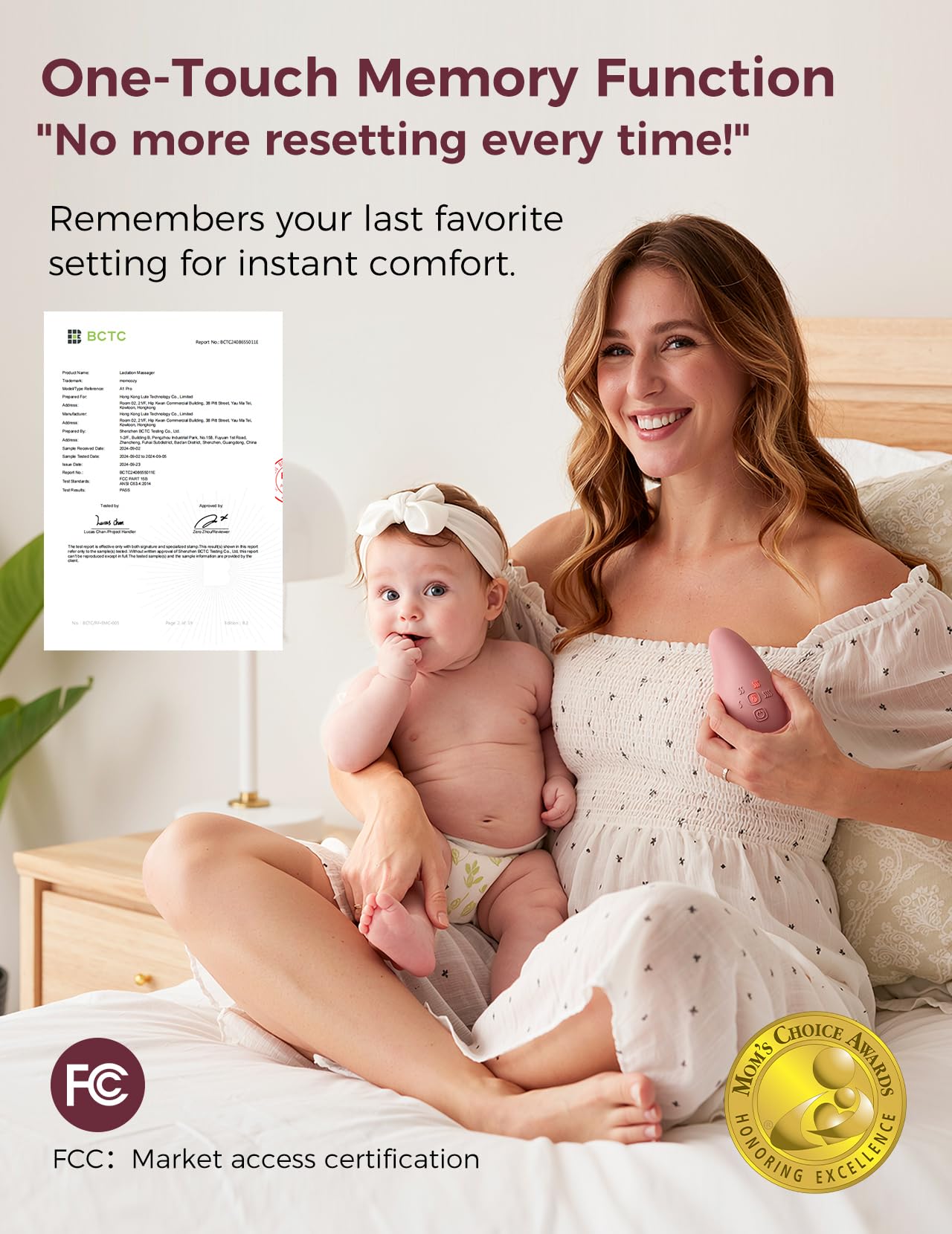 Momcozy Warming Lactation Massager Pro skin-friendly silicone for gentle contact