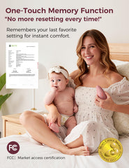 Momcozy Warming Lactation Massager Pro skin-friendly silicone for gentle contact