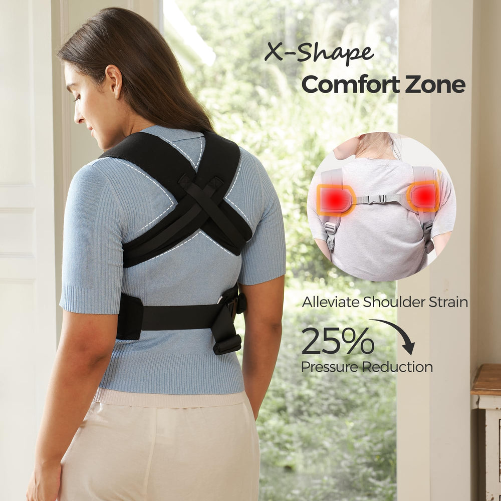 Momcozy WeeSnug easy-on-off straps simplify getting baby in and out