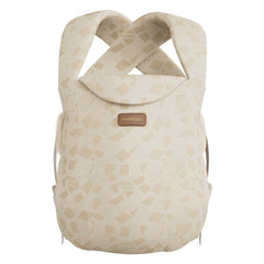 Momcozy WeeSnug shoulder strap close-up highlighting padded comfort for longer wear.