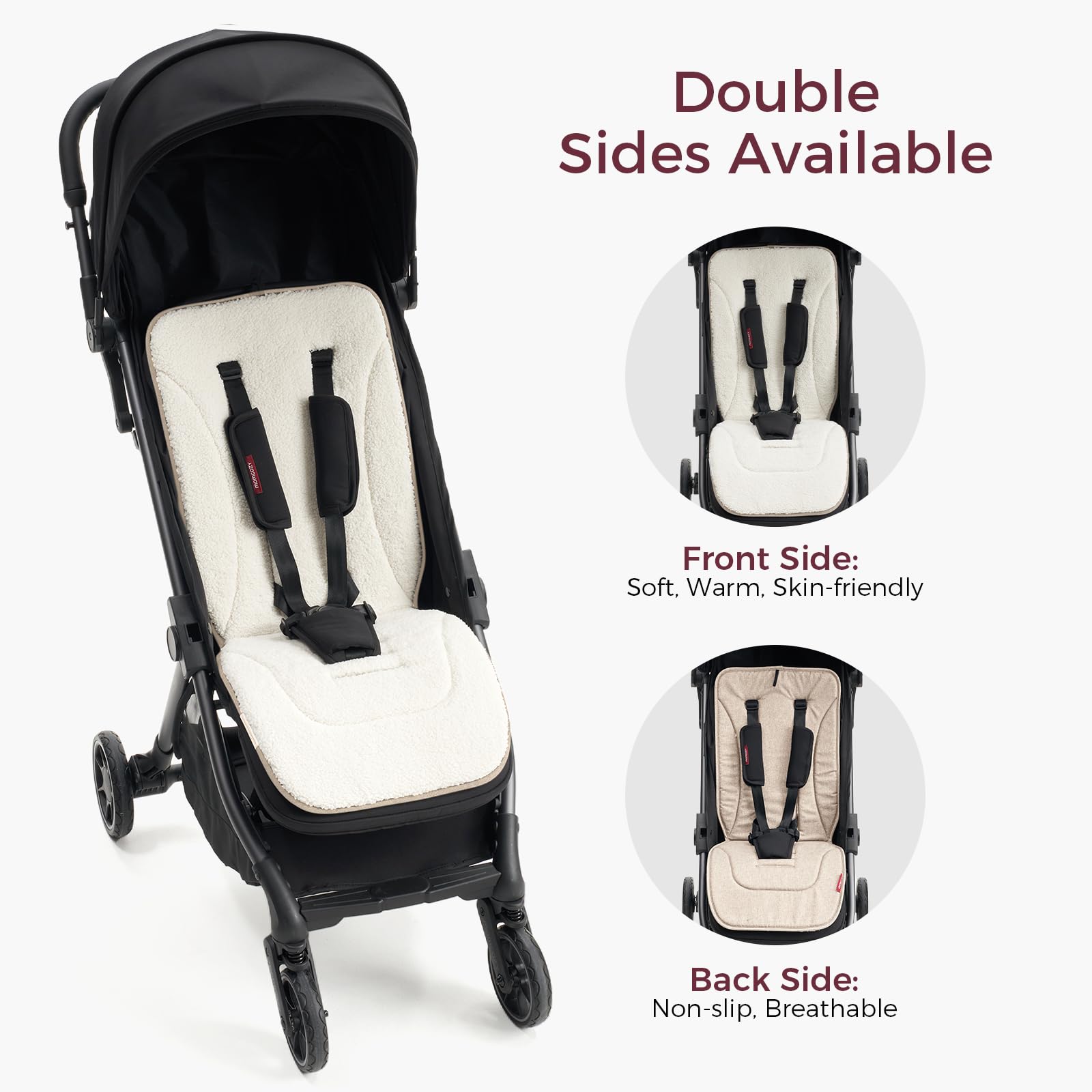 Momcozy winter-warm side provides plush warmth for chilly days.