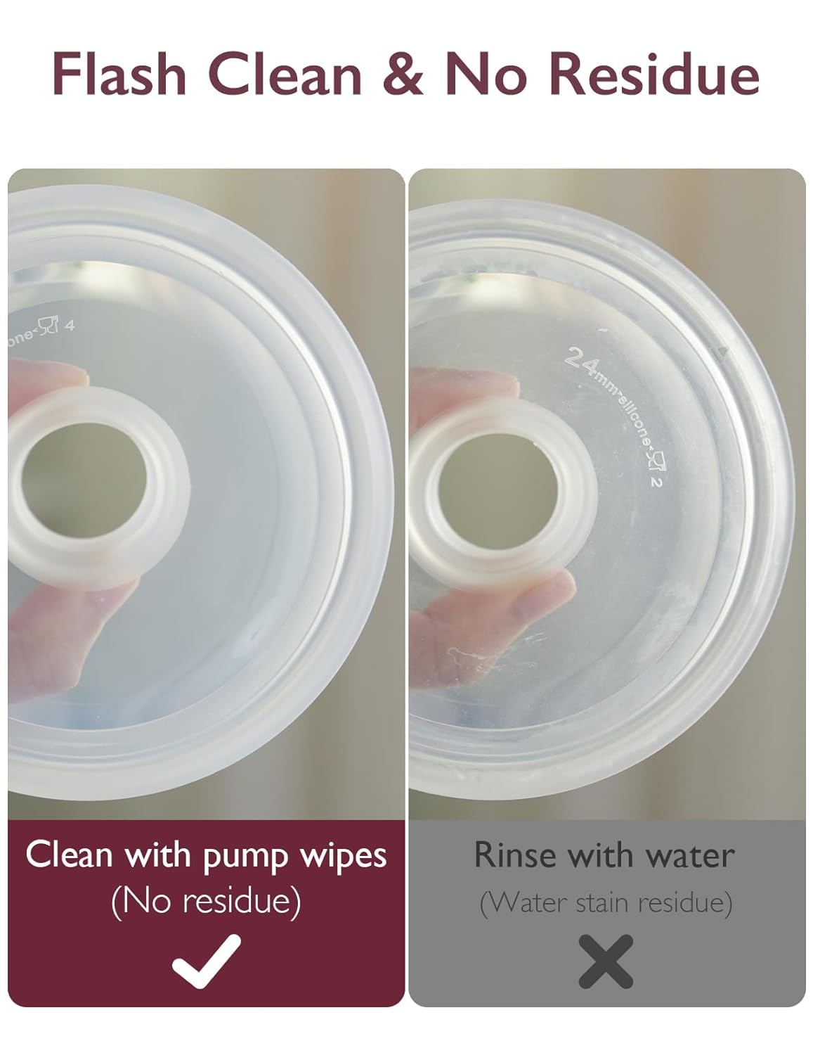 Momcozy wipes multi-use for breast shields and massagers