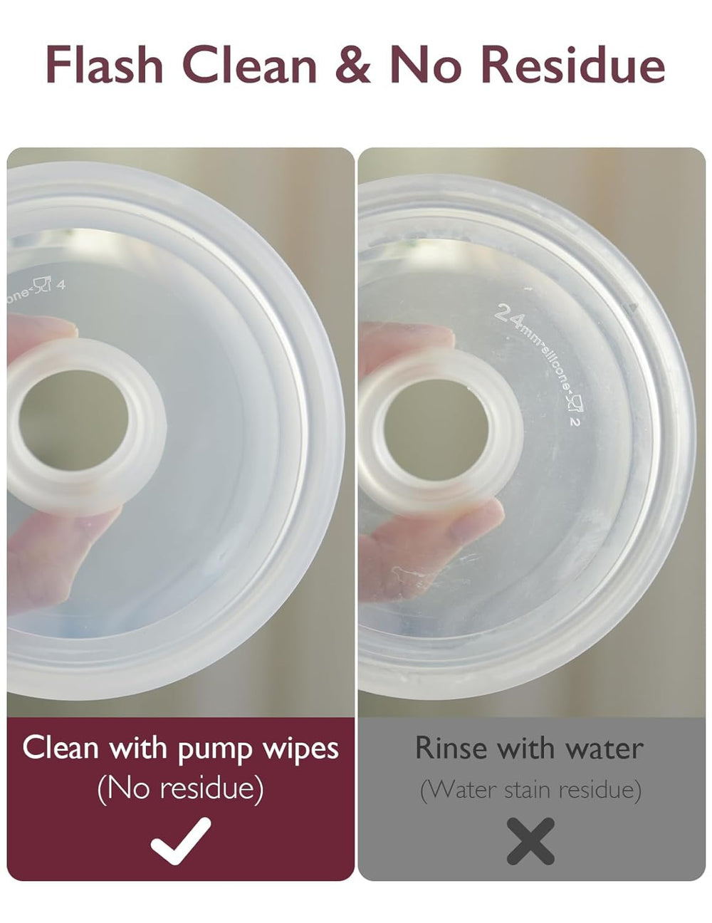 Momcozy wipes multi-use for breast shields and massagers