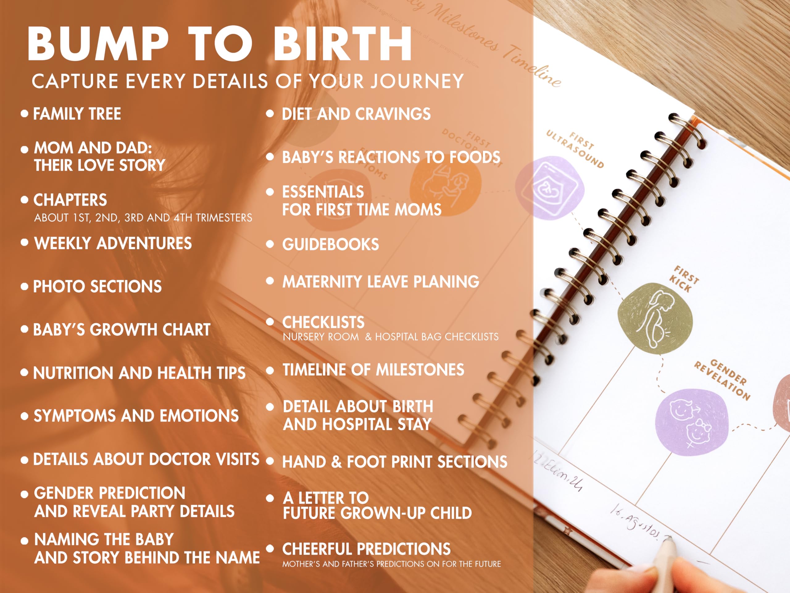 Momentiqa footprint kit with non-contact design for safe baby prints.