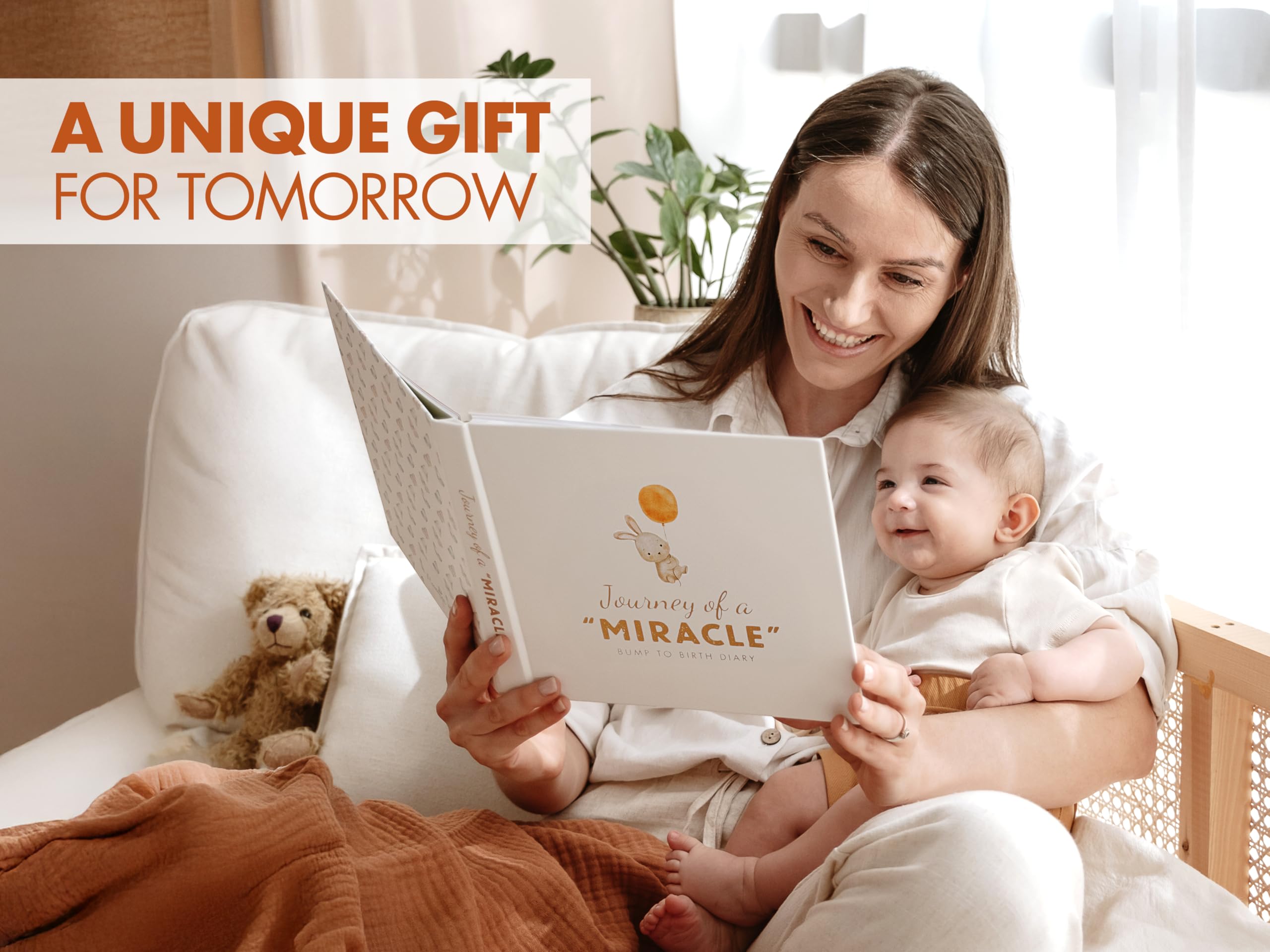 Momentiqa memory book pages for photos and handwritten notes.