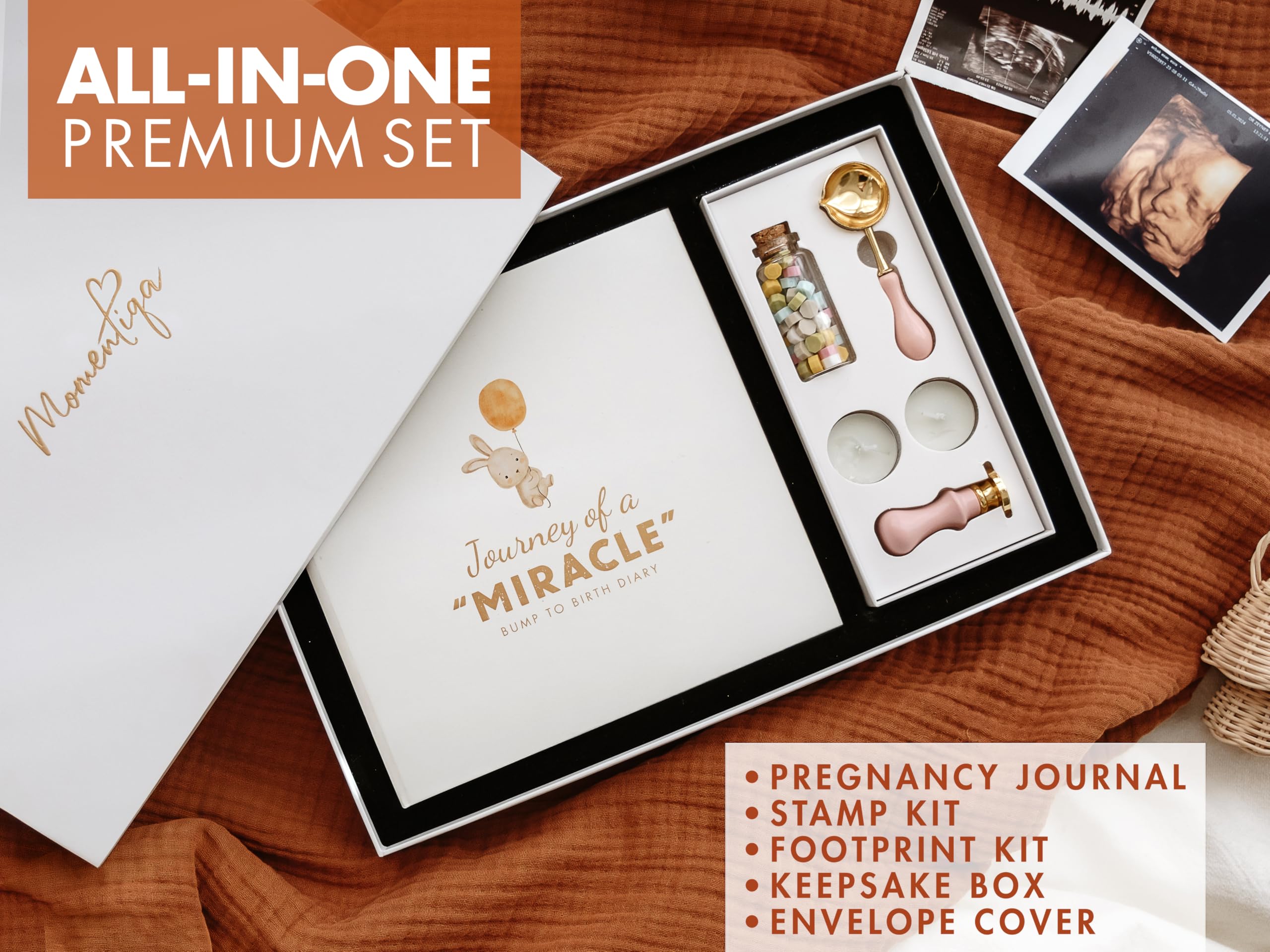Momentiqa wax seal kit adds a personal, durable touch to memories.