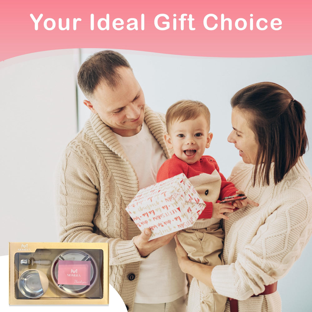 Momera gift-ready neutral packaging ideal for baby showers and birthdays.