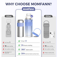 MOMFANN 304 stainless steel cooling tube emphasizes leak-resistant, food-safe design.