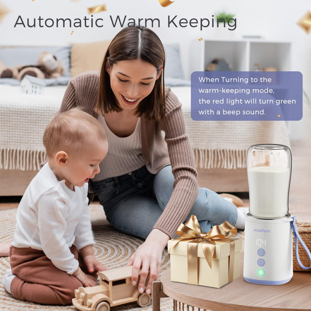 MOMFANN auto keep-warm with gentle beep after heating