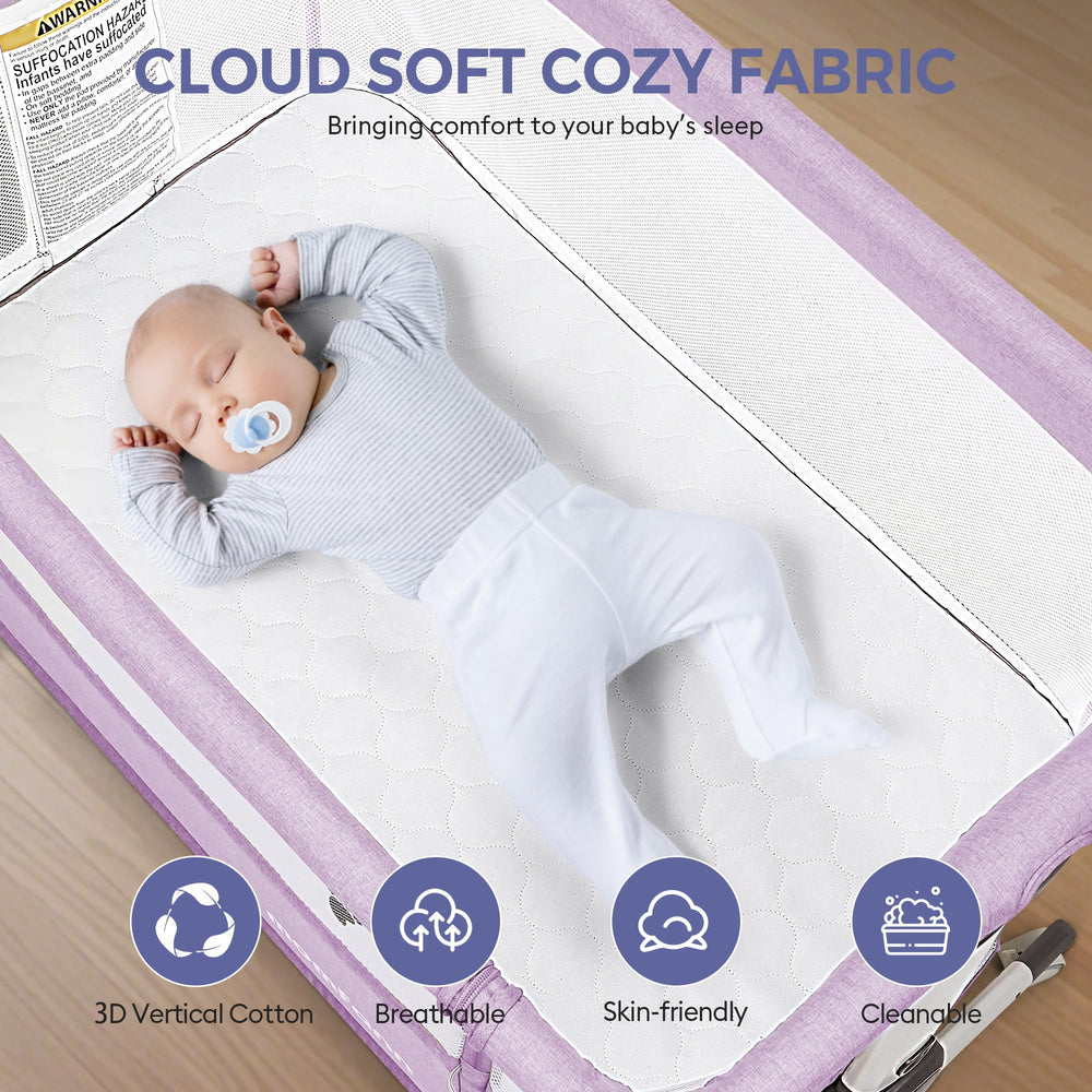MOMFANN 6-height-adjustment enables easy parent-reaching alignment.
