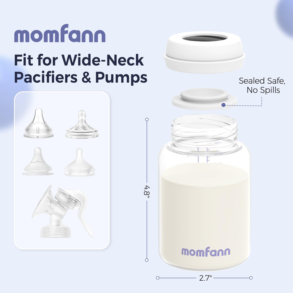 MOMFANN removable flat lid simplifies cleaning and reduces hidden residue.
