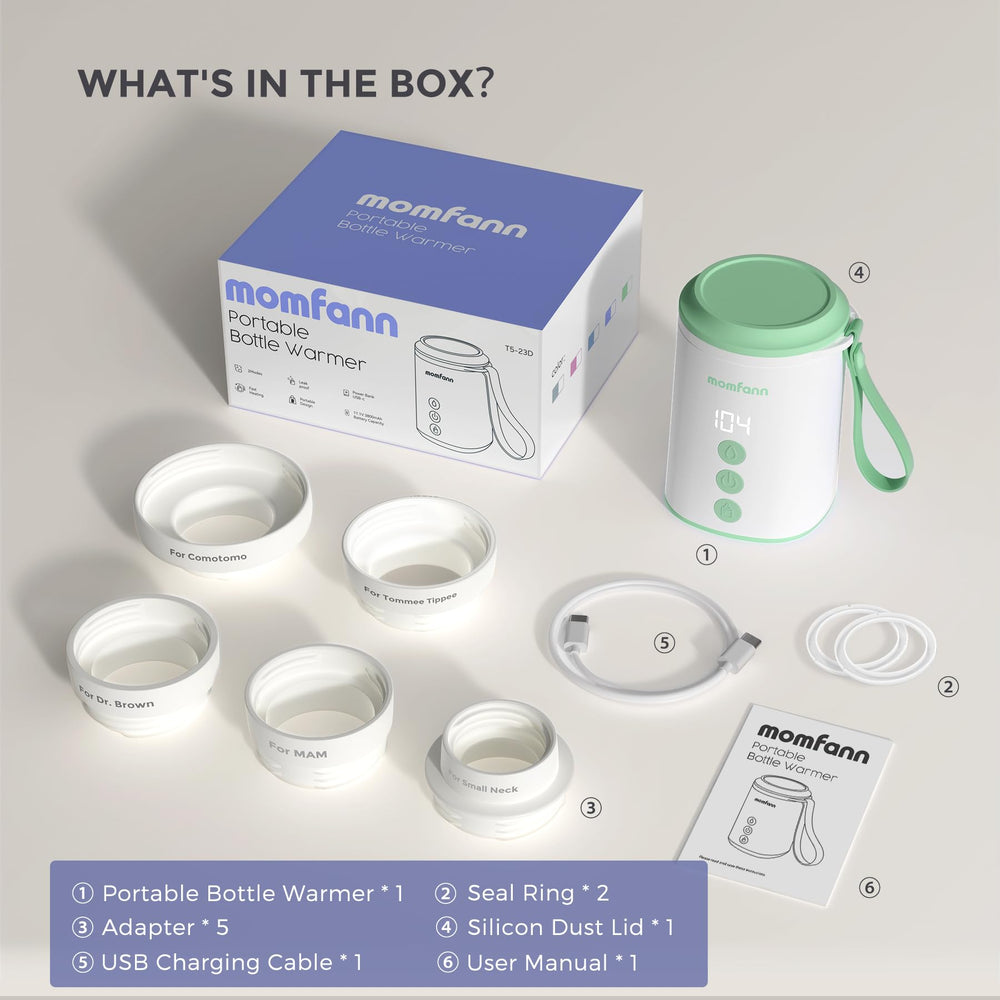 MOMFANN beeping keep-warm feature confirms heating status without guessing
