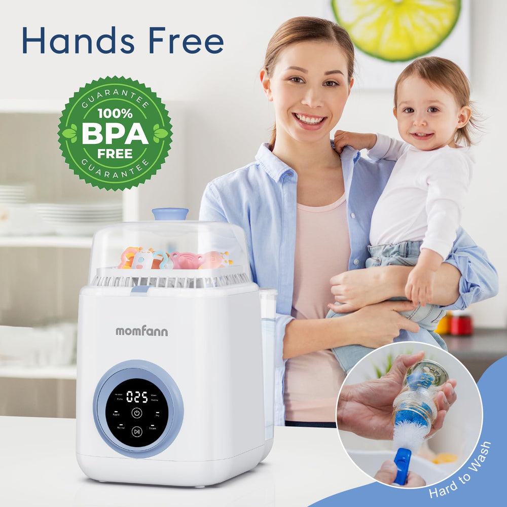 MOMFANN bottle-washer-drying-rack ensures ready-to-use bottles after drying