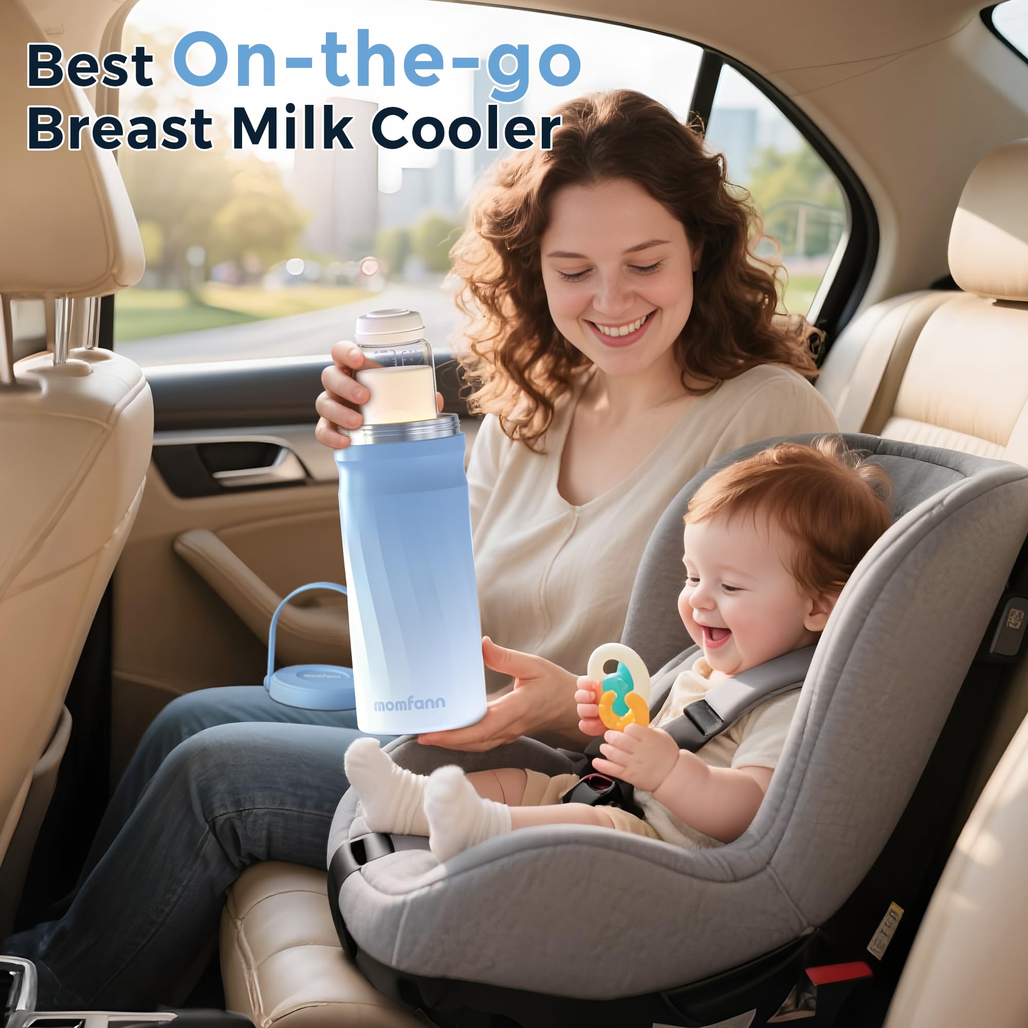 MOMFANN BPA-free materials offer safe milk handling.