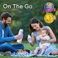 MOMFANN dual modes demonstrate breastmilk warming and water heating on demand.