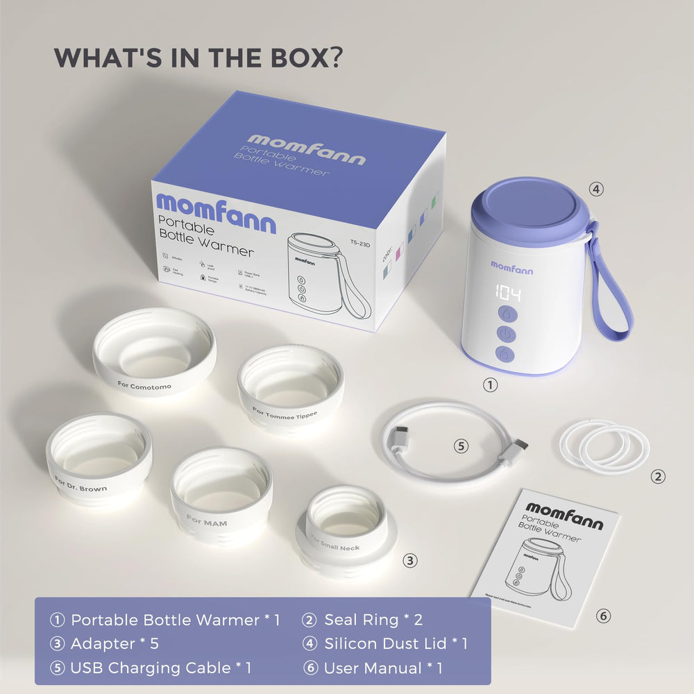 MOMFANN easy cleaning design avoids leftovers for baby health