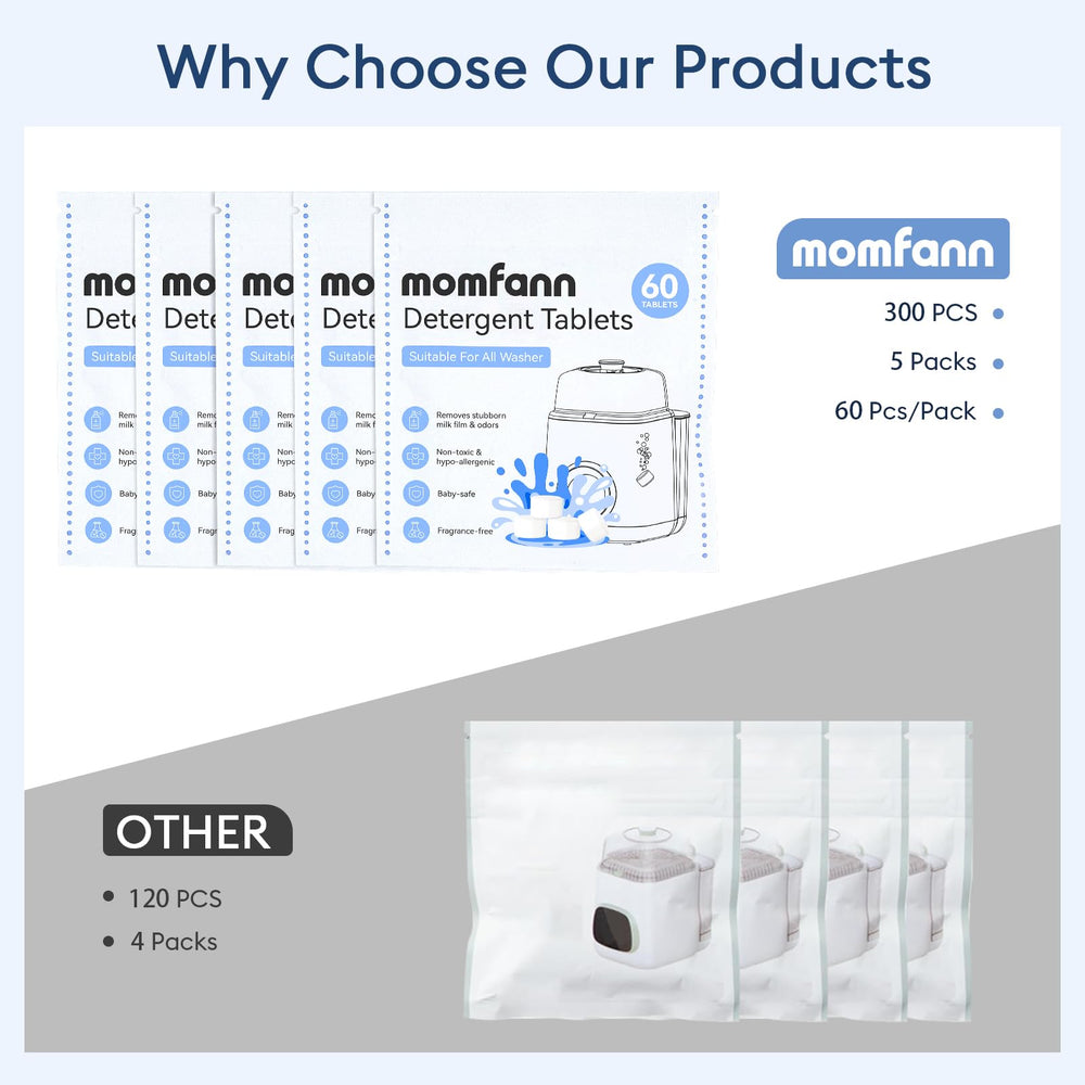 MOMFANN easy-dosage-add-to-washer saves time and reduces mess.