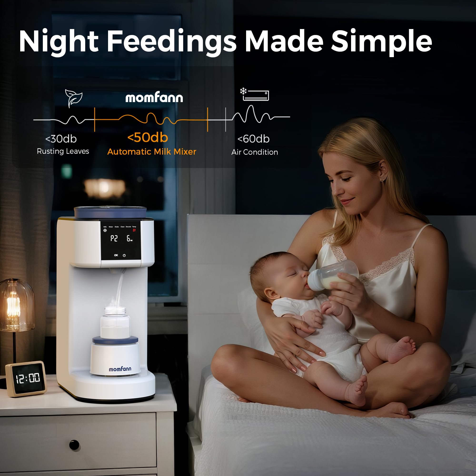 MOMFANN formula maker DIY ratio setup demonstrates customized powder-to-water for brands
