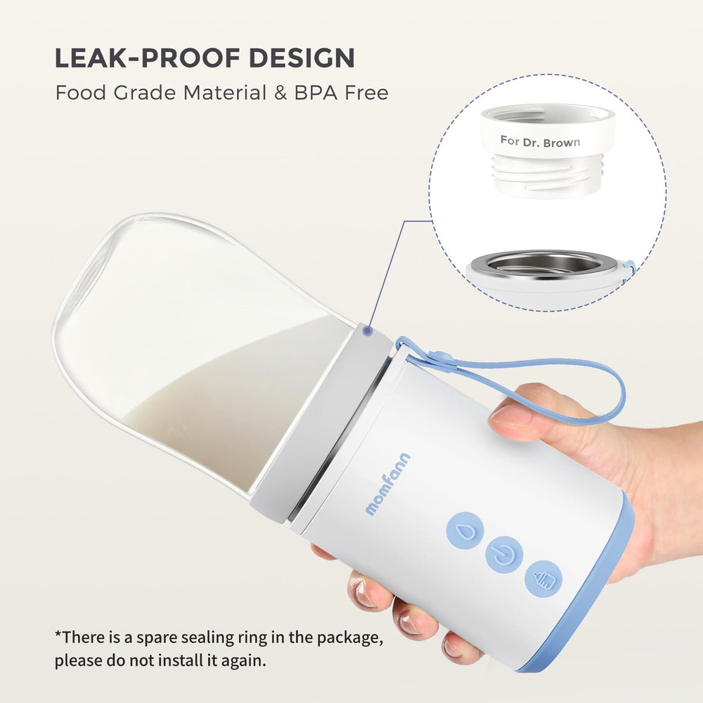 MOMFANN leak-proof design uses O-ring seals to prevent leaks when used properly
