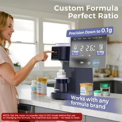 MOMFANN one-touch clean function highlights simple hygiene reminders.