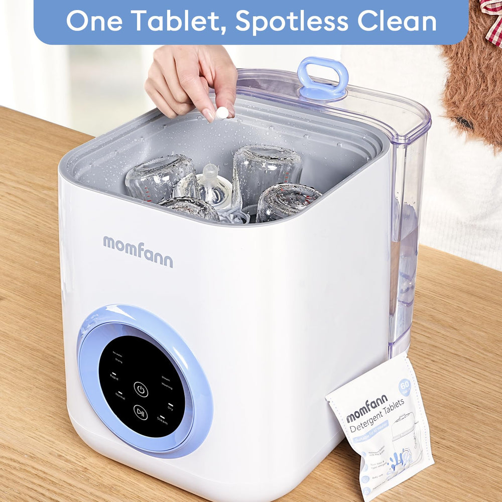MOMFANN packaging-60-tablets-per-pack signals a long-lasting cleaning supply.