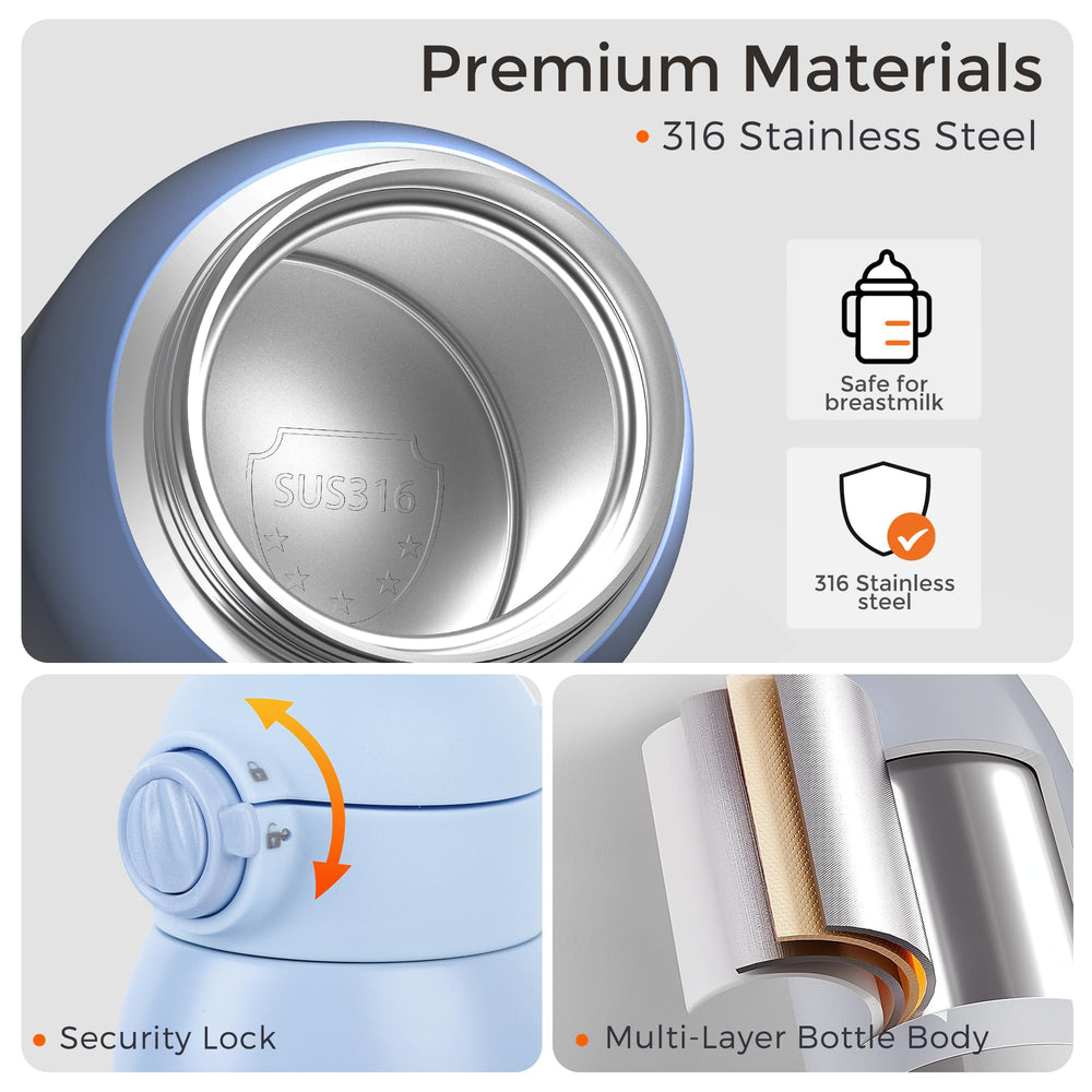 MOMFANN safe materials and leak-proof design in a compact unit.