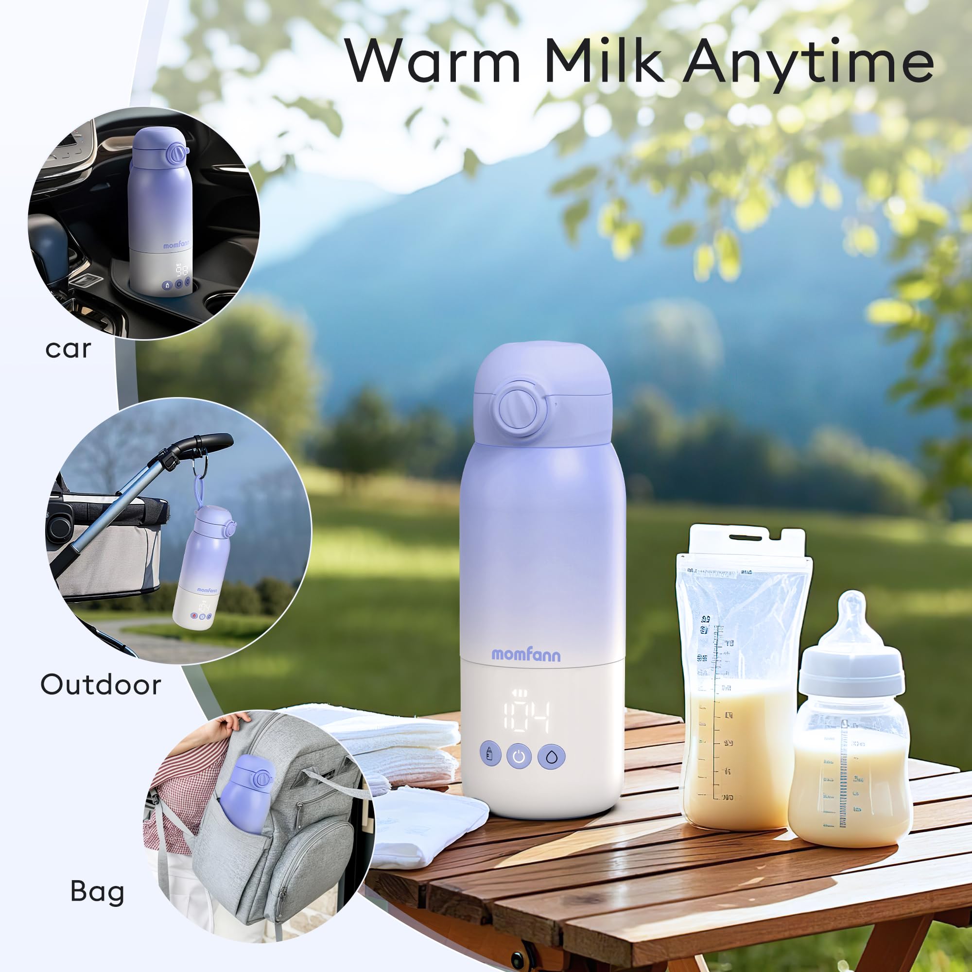 Safe MOMFANN materials with food-grade silicone and 316 stainless steel.
