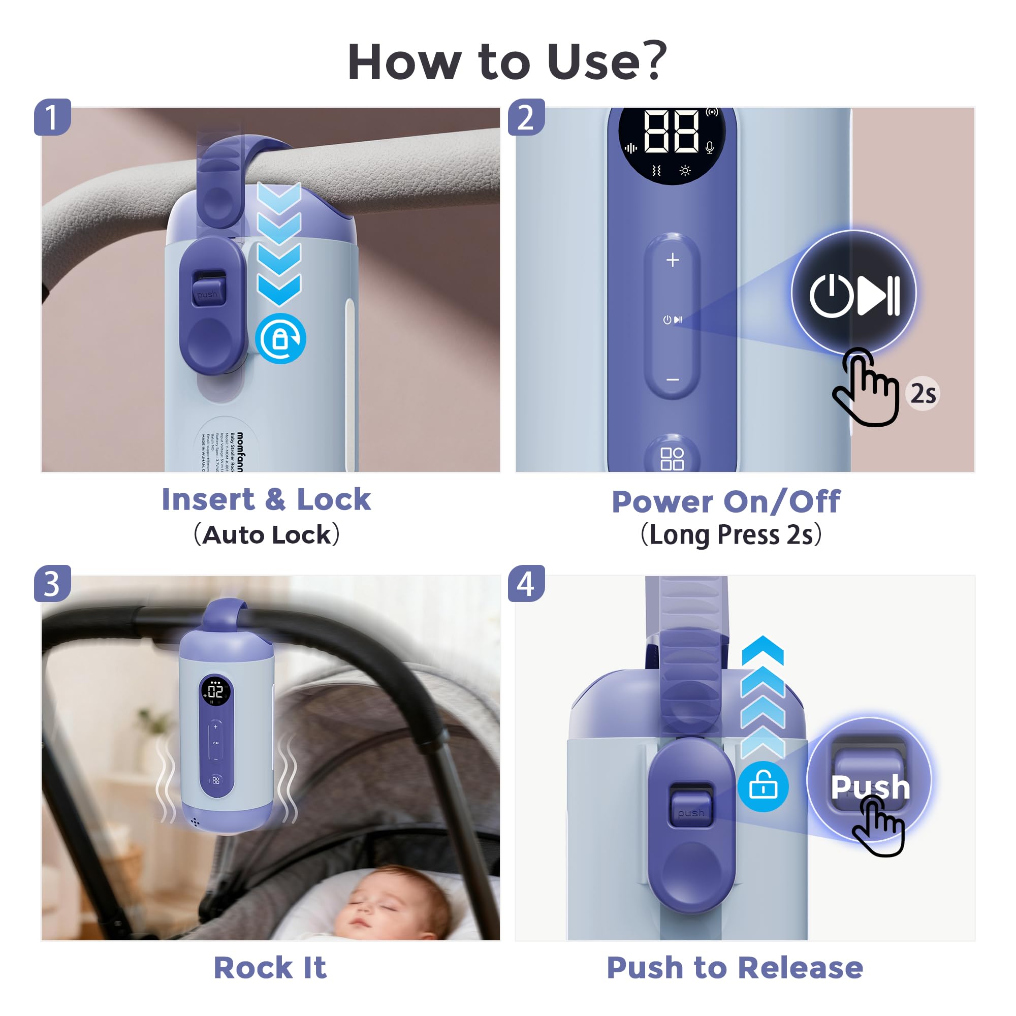 MOMFANN fits most strollers and car seats with a secure attachment