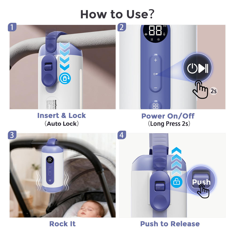 MOMFANN travel-essential device keeps baby calm during outings