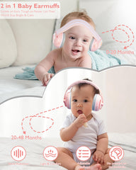 Momfree baby ear muffs headband extended for growing children.
