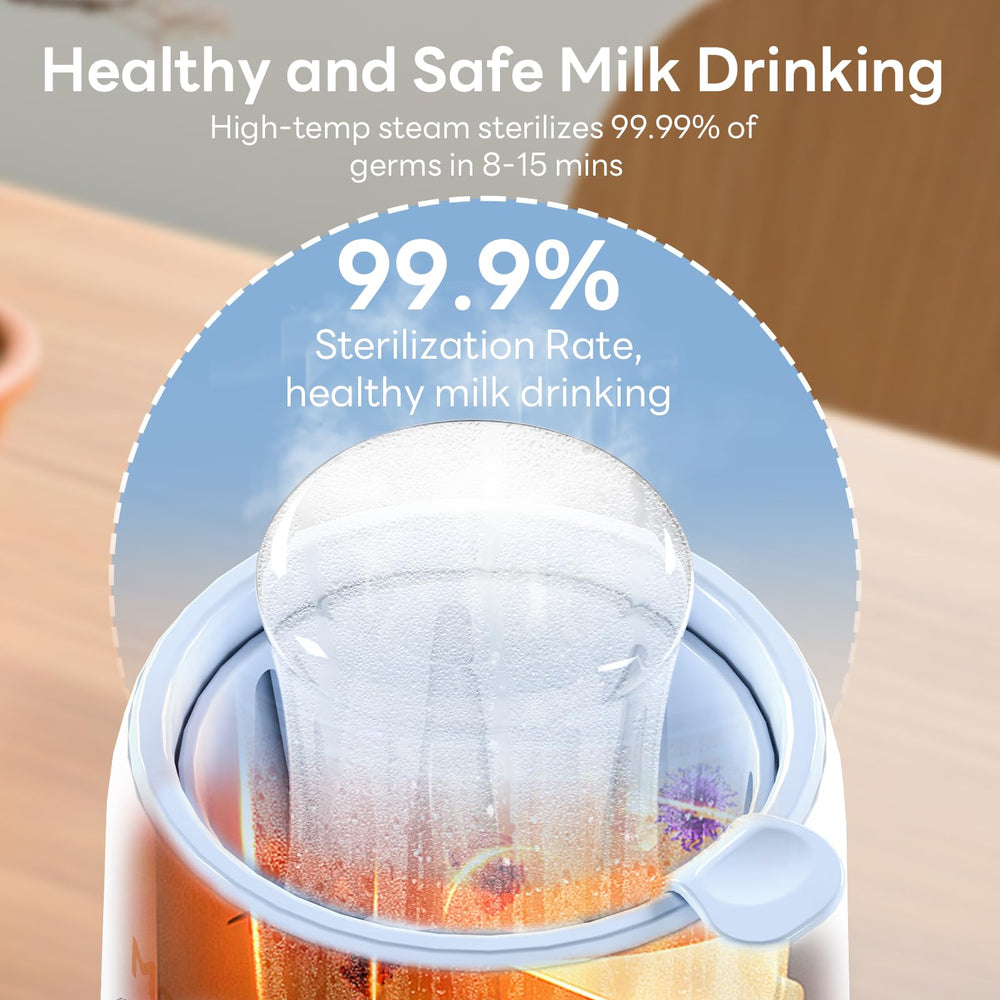 Momfree bottle warmer compact-design image for nursery or nightstand