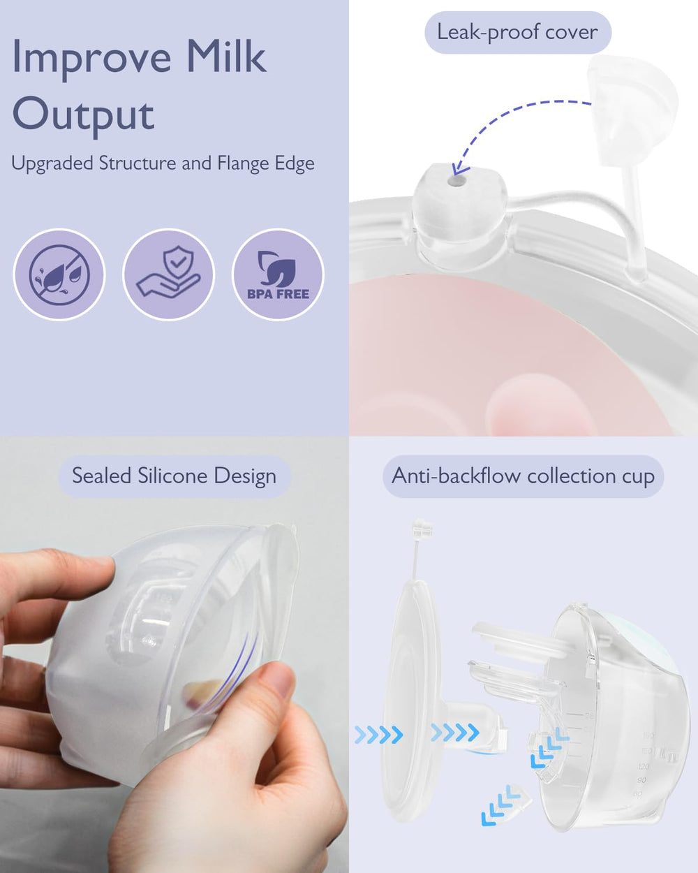 Momfree K3 offers 3 modes with 9 suction levels.