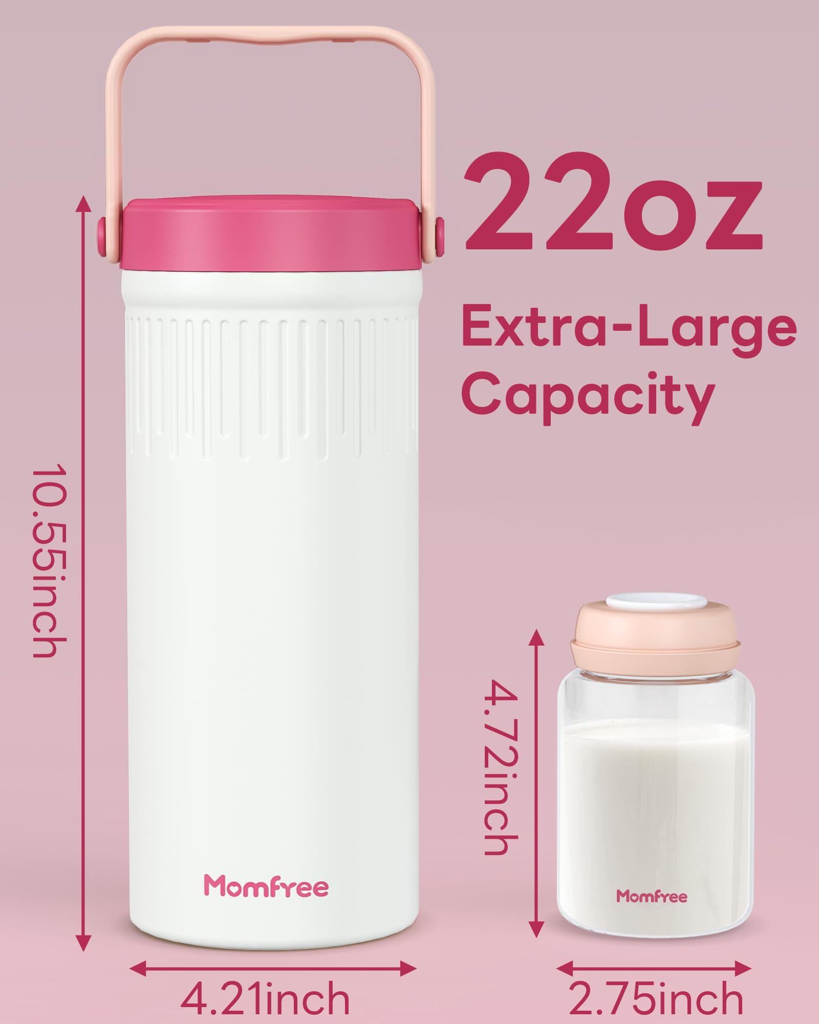Momfree reinforced base adds stability for busy outdoor moments.