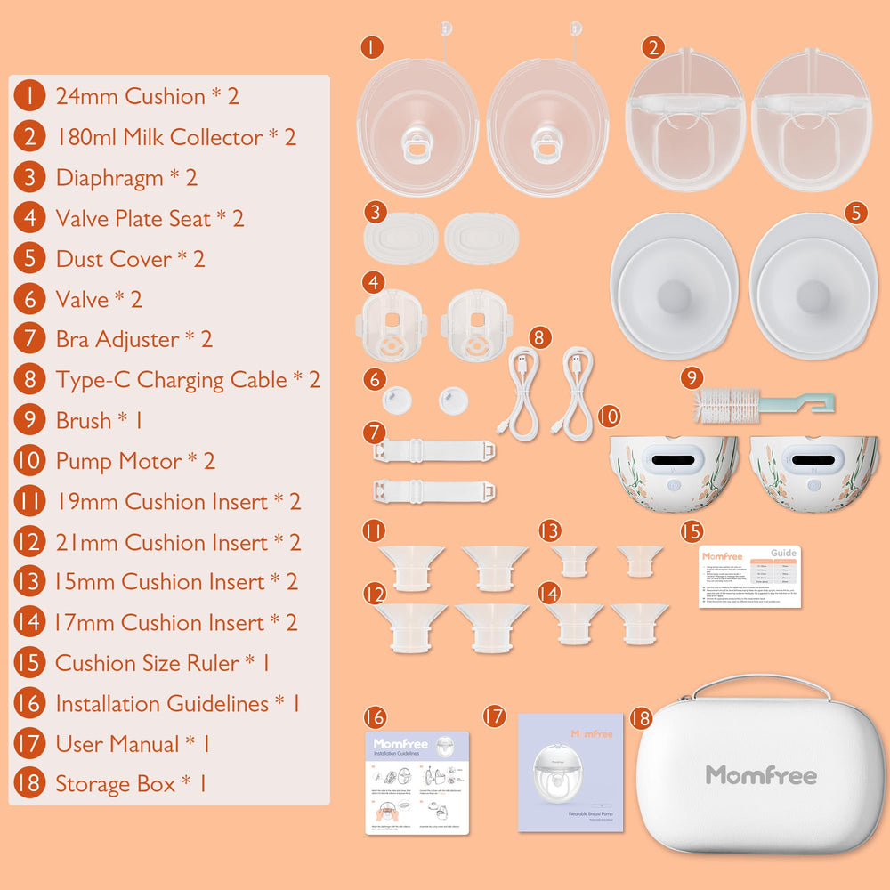 Momfree Upgraded F6 carry bag for portable, tidy on-the-go pumping.