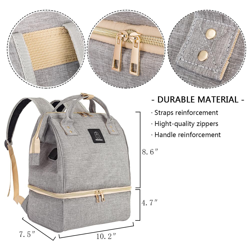 MOMIGO backpack shown as multipurpose lunch bag for daily use.
