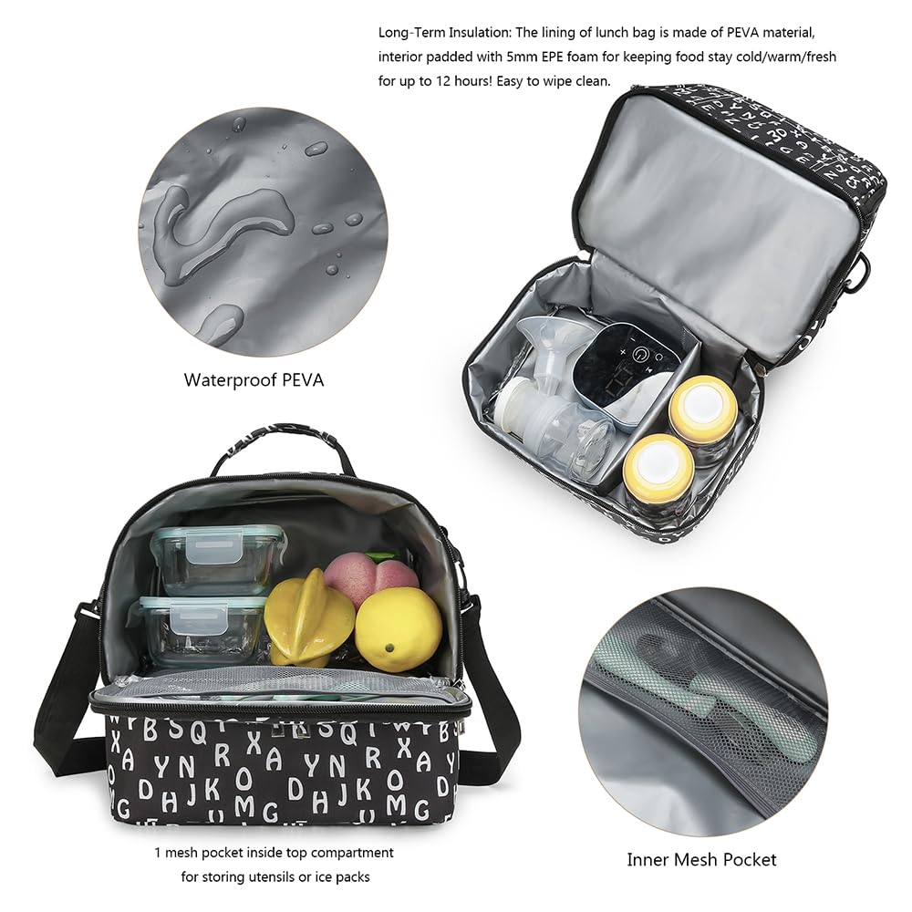 MOMIGO bag cooler bottom layer fits six bottles with large ice pack