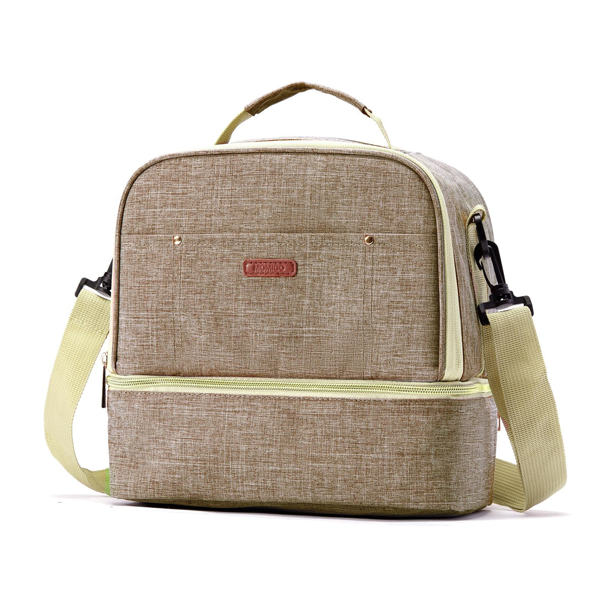 MOMIGO breast pump bag cooler-compartment keeps milk organized during travel