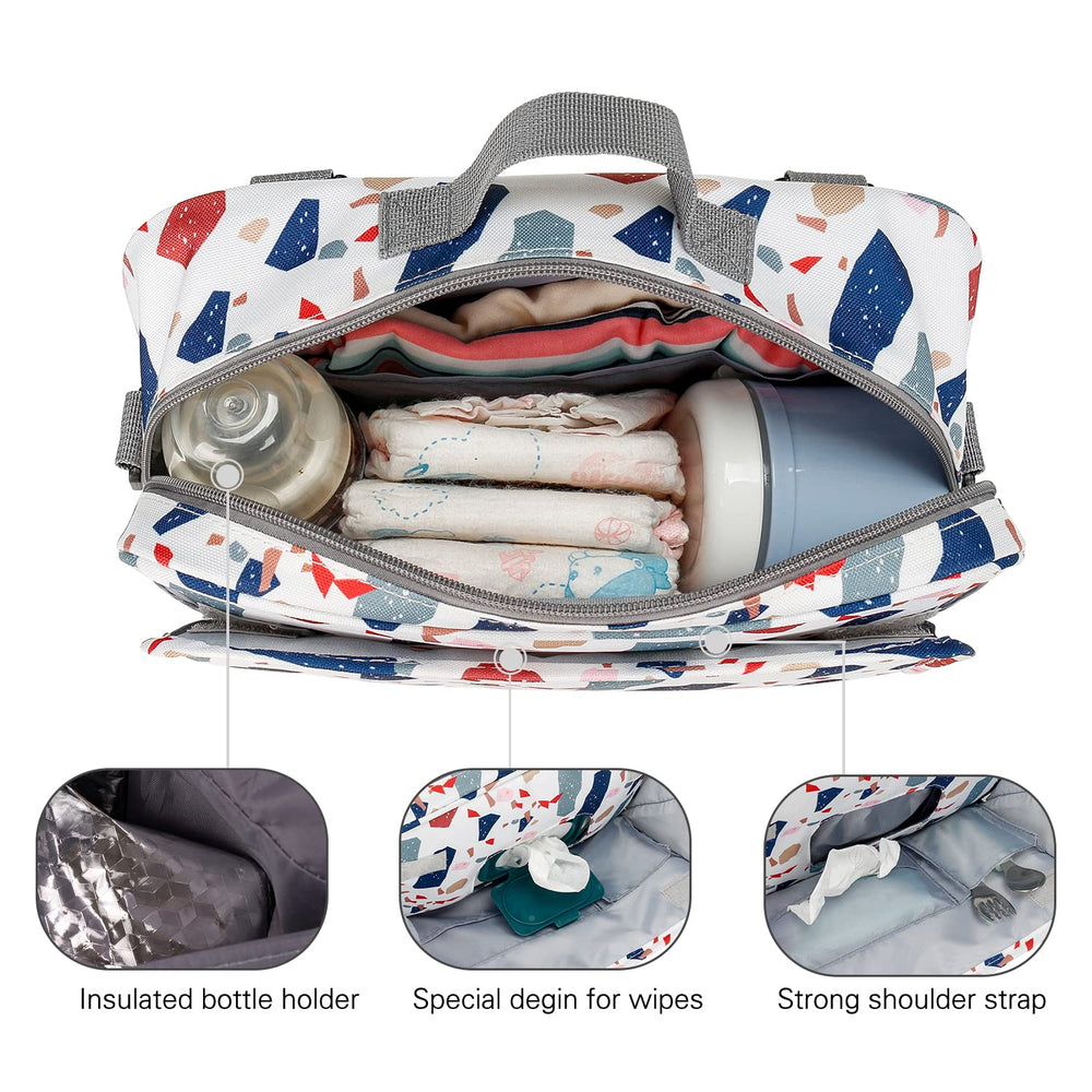 MOMIGO diaper caddy durable material close-up shows sturdy construction