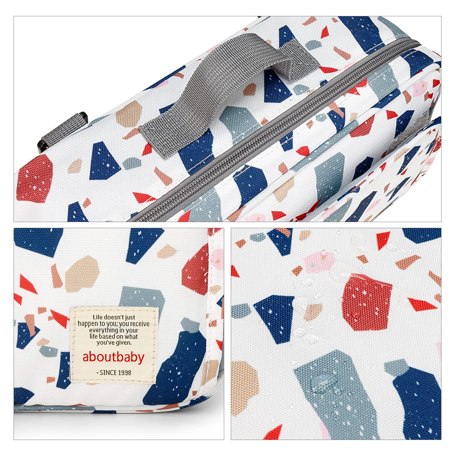 MOMIGO diaper caddy multi-color options offer coordinated baby gear styling