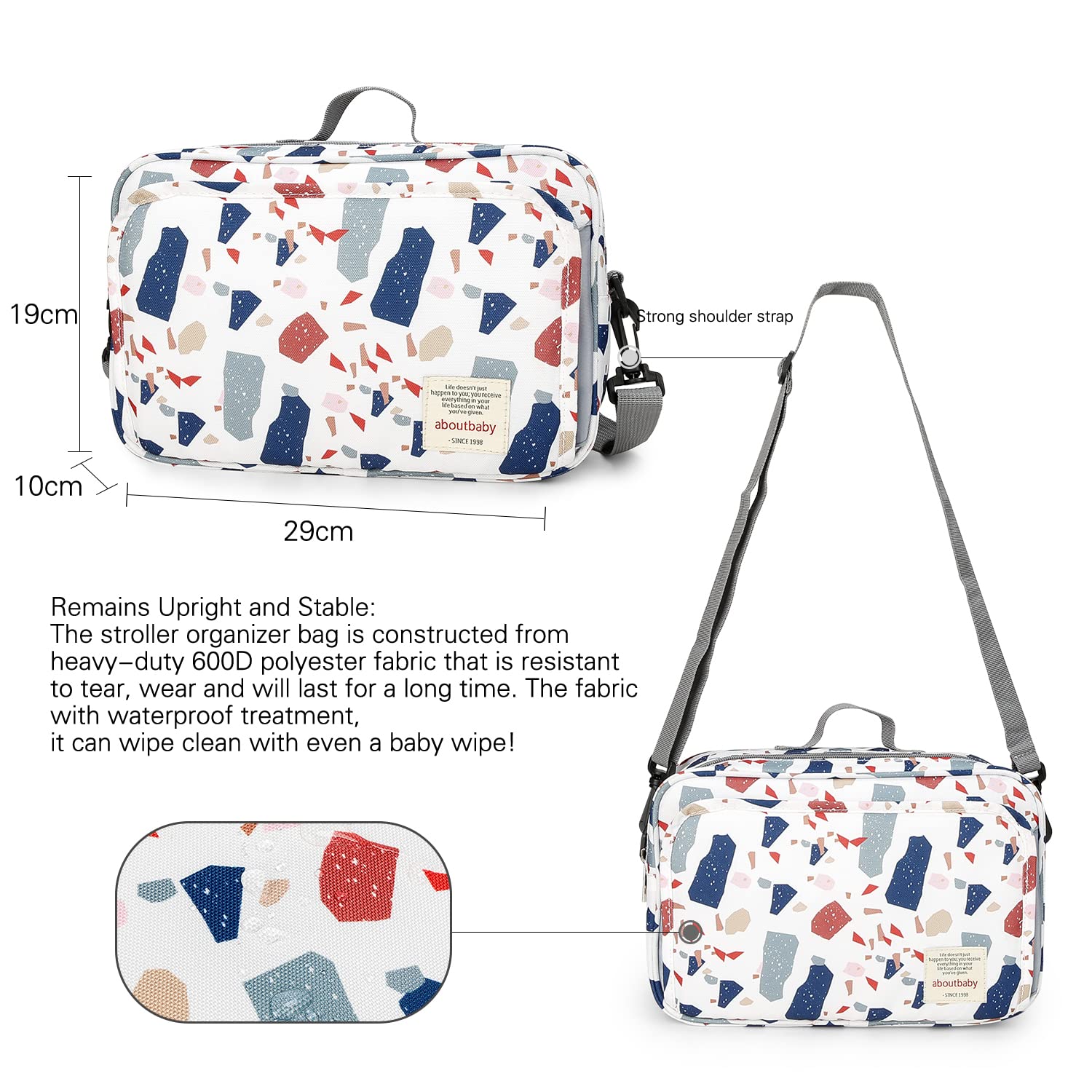 MOMIGO diaper caddy nursery storage setup keeps supplies neatly organized